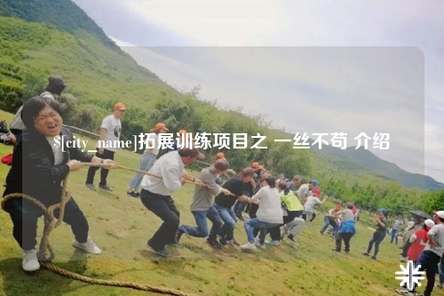 海南拓展训练项目之 一丝不苟 介绍